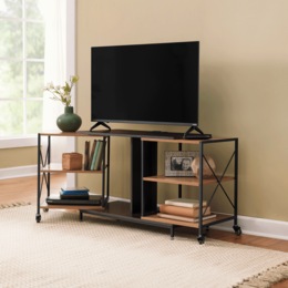 Expandable Rotatable Powered TV Stand, , large