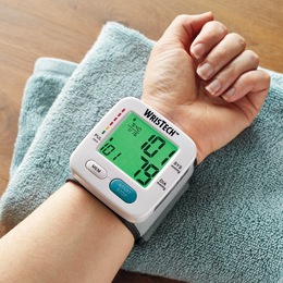 Color-Coded Wrist Blood Pressure Monitor, , large