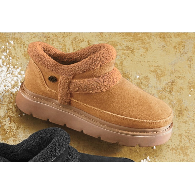 BOBS Slip-Ins Keepsake Lite Bootie by Skechers with Faux Shearling, , large