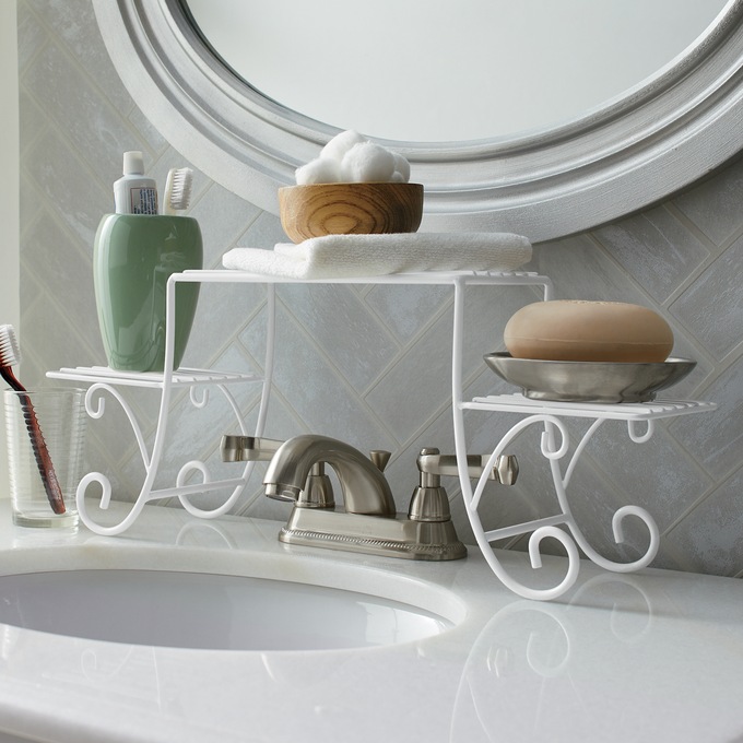 Scroll Over-The-Sink Shelf, , large
