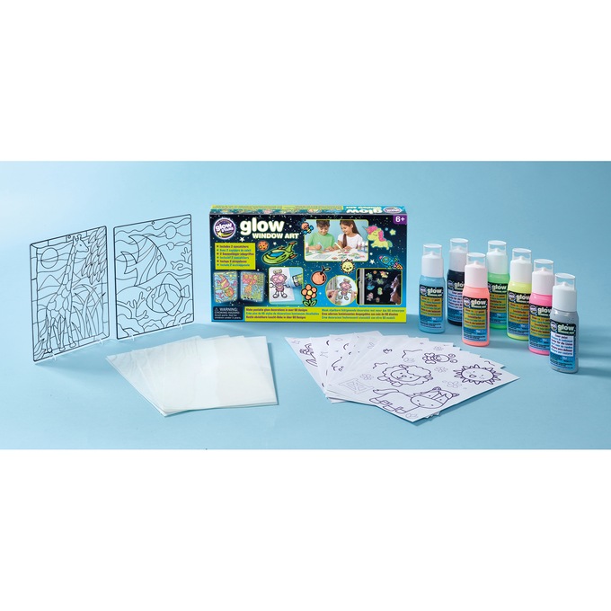 Glow-in-the-Dark Window Art, Multi, large