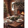 Dolly Parton Holly Dolly Christmas 12-Piece Melamine Dinnerware Set, , large