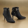 Studded Jacquard Dress Bootie, , large