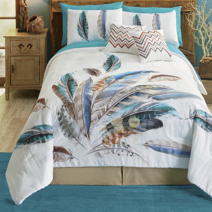 Dream Feathers Mini Comforter And Accent Pillow Montgomery Ward