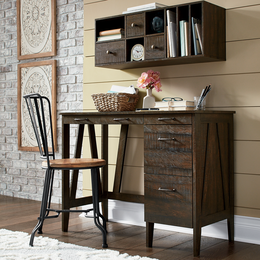 Hammond Desk and Cubby Wall Shelf, , large