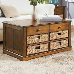 Magazine Basket Coffee Table, , large