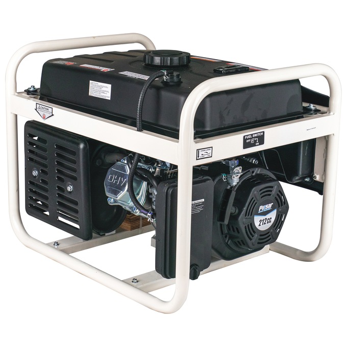 Pulsar 3250W/2500W Gas Generator, Black, large