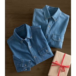 2-Pack Men&#39;s Denim Shirts, , large
