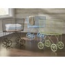 Vintage-Style Rolling Laundry Cart, , large