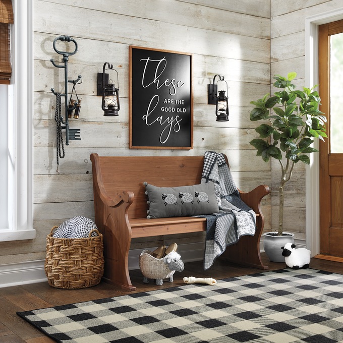 Set of 2 Hanging LED Candle Lanterns, , large