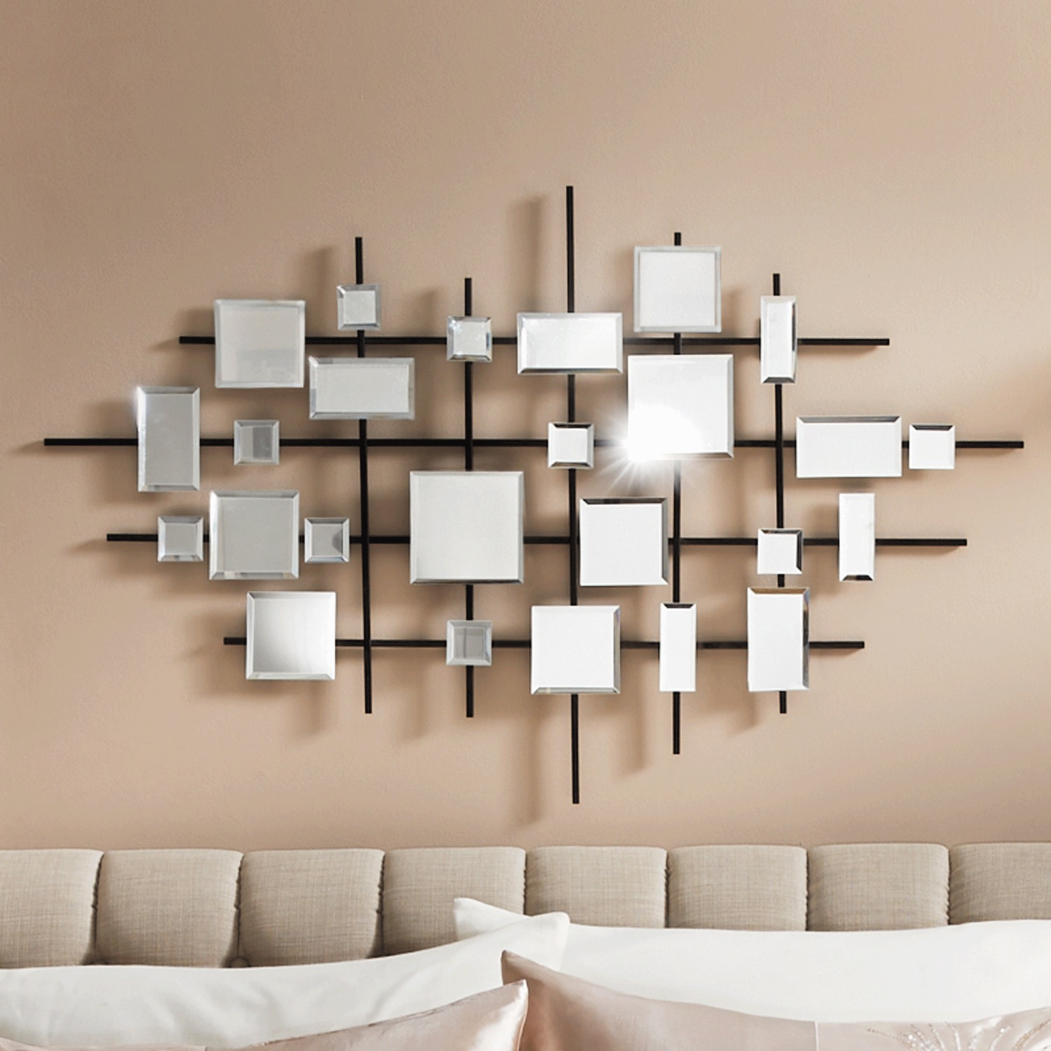 Mirrored Squares Wall Art | Montgomery Ward