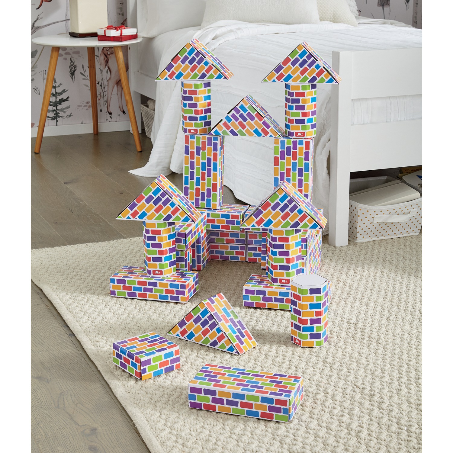 40Piece Cardboard Brick Set Montgomery Ward