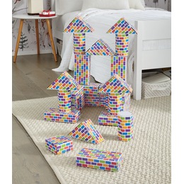 40-Piece Cardboard Brick Set, , large