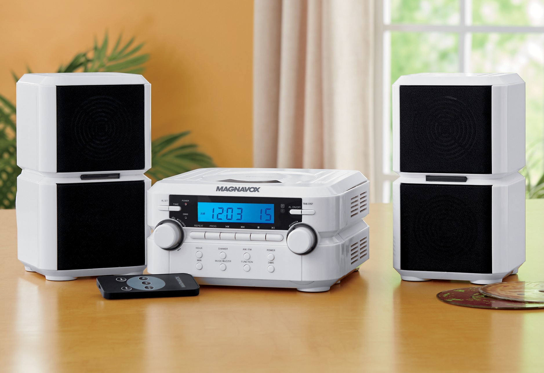 Magnavox 3-Piece CD Shelf System