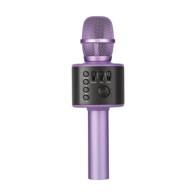 Wireless Karaoke Microphone, Purple, large