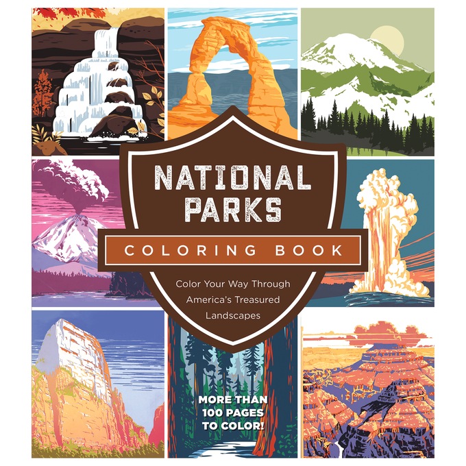 National Park Coloring Book, , large