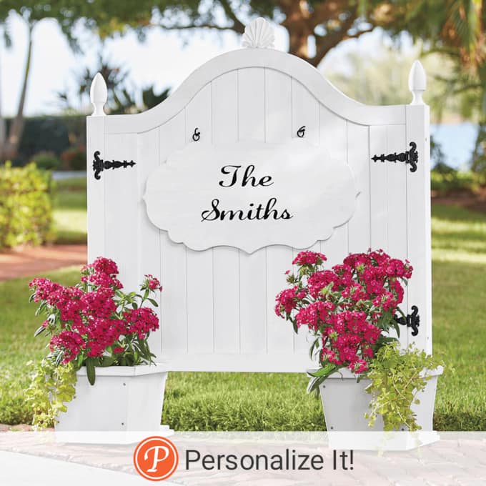 Welcome Garden Gate Planter, , large