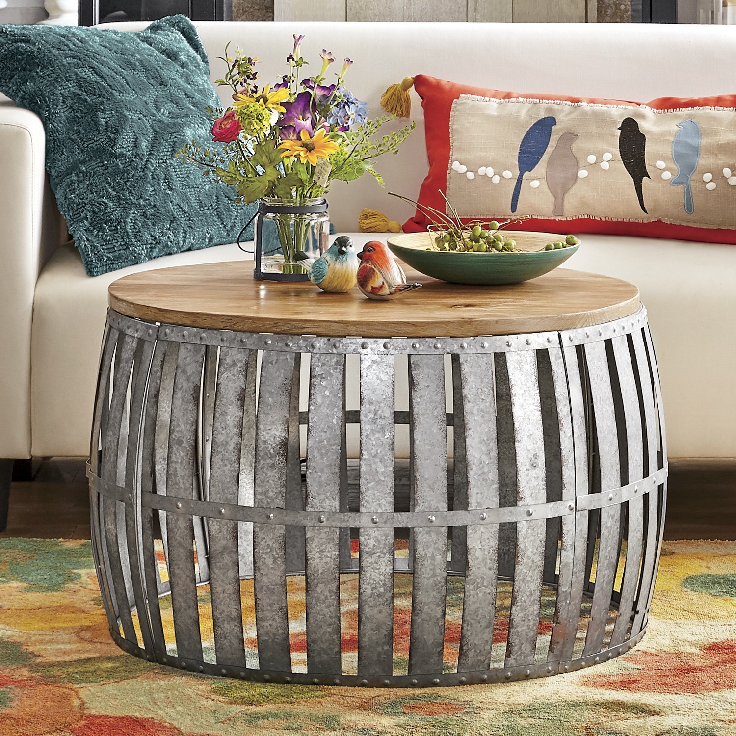 Olive Bucket Coffee Table Montgomery Ward