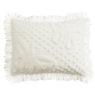 Addi Chenille Sham, Coconut, large