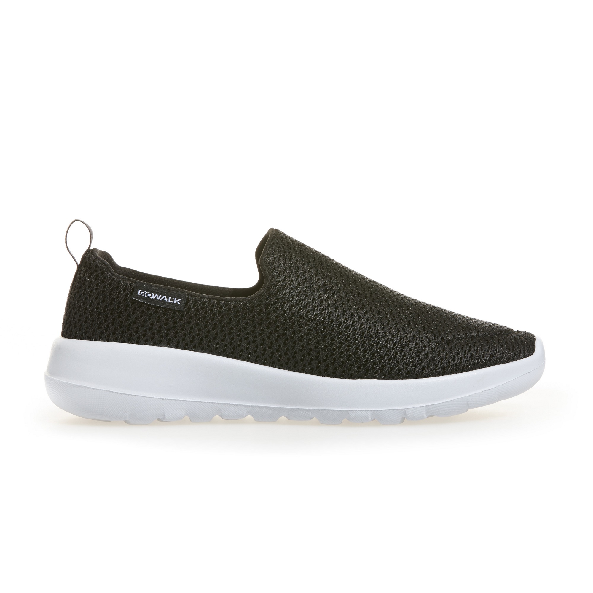 skechers slip on womens grey