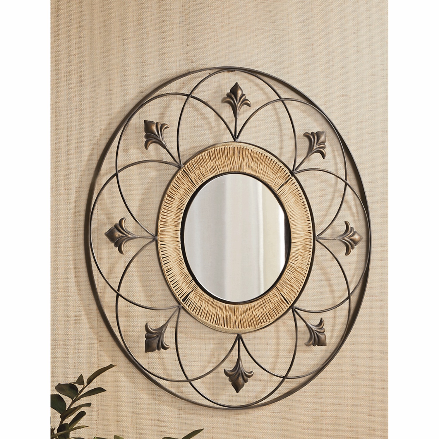 Nairobi Round Wall Mirror Montgomery Ward