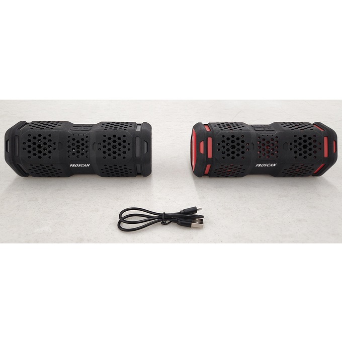 Proscan Rugged Waterproof Bluetooth Speaker, , large