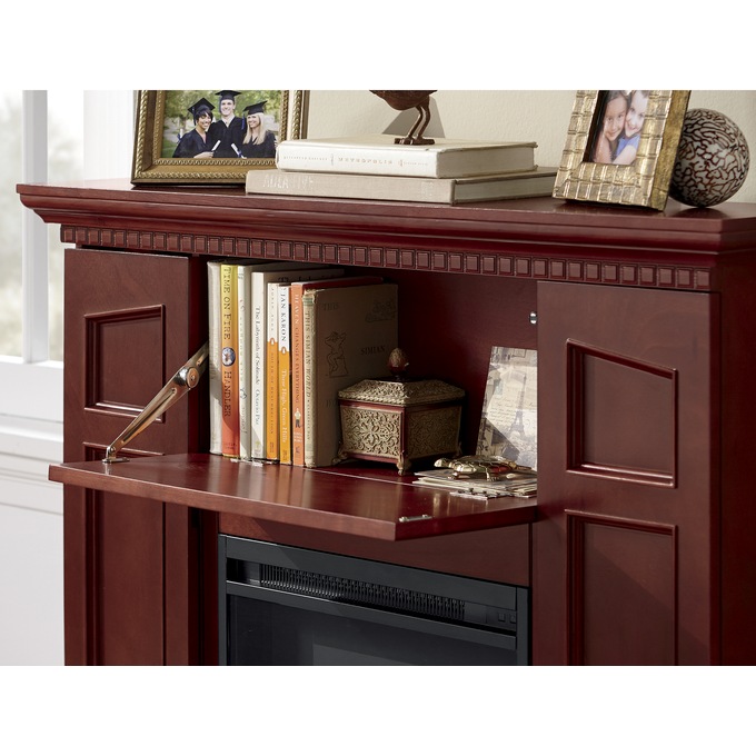 Electric Storage Fireplace With Corner Option Montgomery Ward