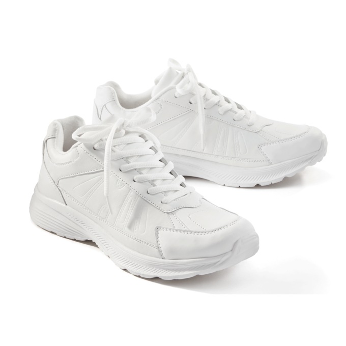 Women's Faux-Leather Comfort Sneaker, , large