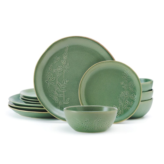 Pfaltzgraff Carrie 12-Piece Dinnerware Set, , large