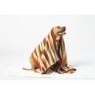 Set of 2 Serene Cotton Terry Bath Sheets, Spice Stripe, large