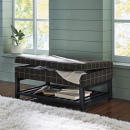 Hudson Storage Bench, , large