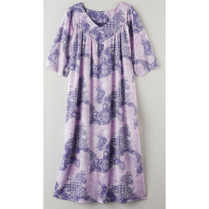 Border Print Long Lounger, , large