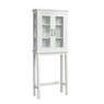 Tupelo Over-the-Toilet Space Saver, White, large