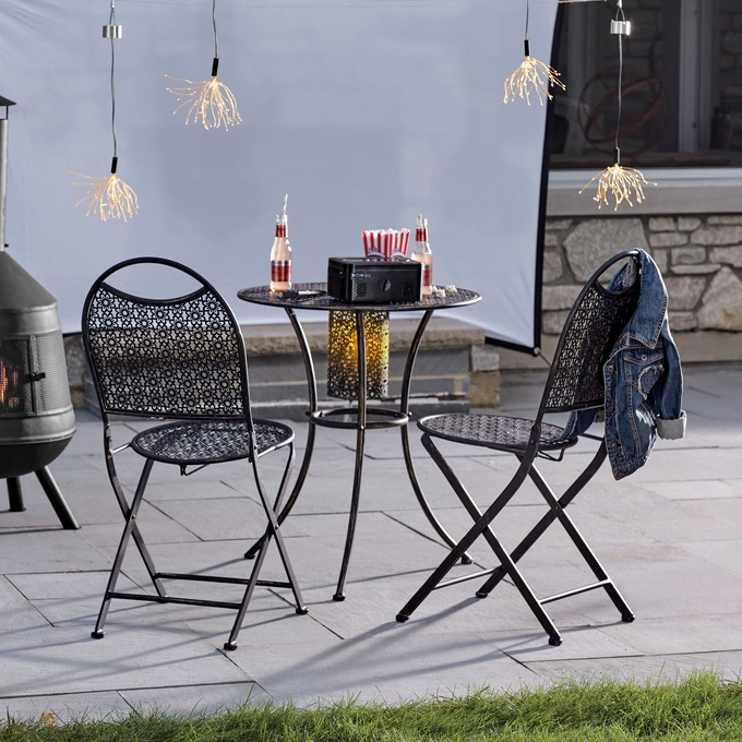 Whitney 3-Piece Solar Bistro Set, , large