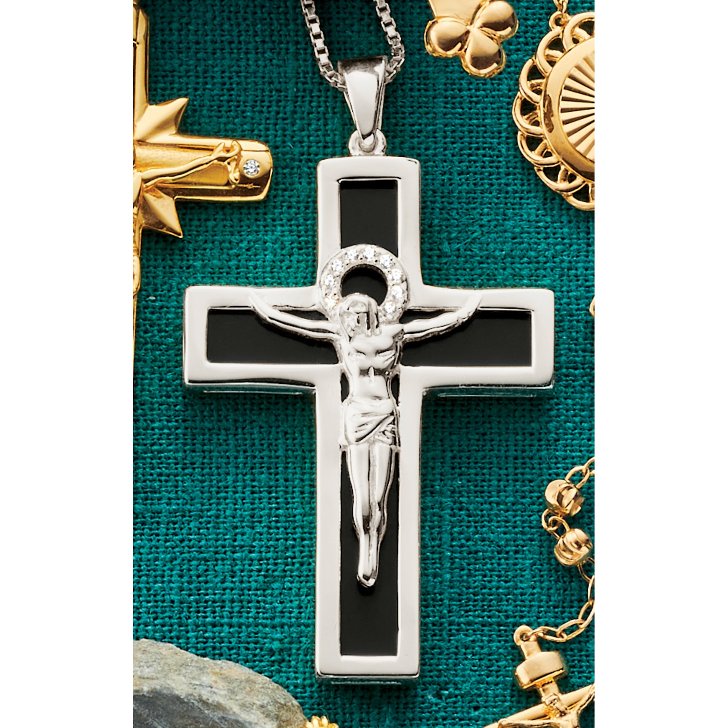 Onyx crucifix online