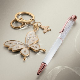 Dazzling Pen and Keychain Set, , large