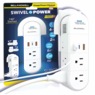Bell+Howell 180° Swivel Power with Surge Protection, , large