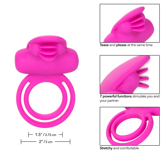 Rechargeable Dual Flicker Enhancer Couples Ring, , large