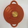 Set of 3 Cast Iron Dutch Ovens with Lids, Multi, large
