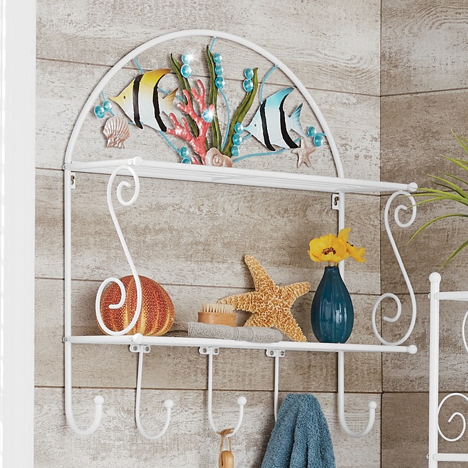 Tropical Fish Hanging Towel Rack Montgomery Ward