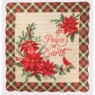 Peace and Poinsettias Quilt, , large