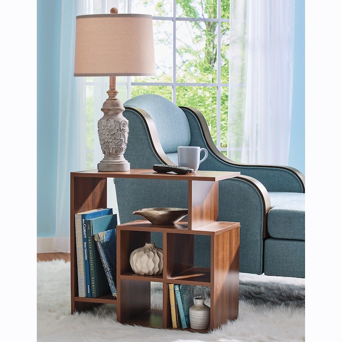Bookshelf Side Table, Wood, large