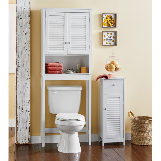 Shutter Bath Storage Collection Space Saver, , large