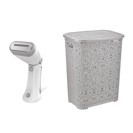 Lacy Laundry Hamper and Conair Power Steam Dual-Voltage Steamer - Buy Both and Save, , large