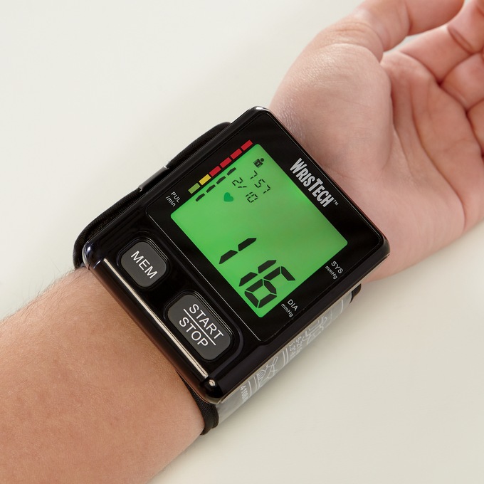 Color Coded Slim Wrist Blood Pressure Monitor, , large