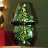 LED Glass Hurricane-Style Lamp, , large