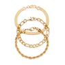3-Piece Chain Bracelet Set, , large