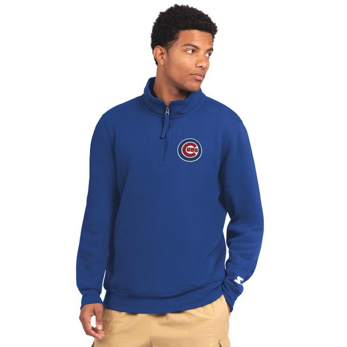 MLB Catcher Men's Quarter-Zip Baseball Fleece Pullover, , large