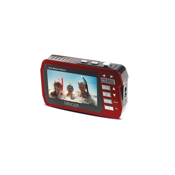 Minolta Dual-Screen Waterproof Digital Camera, , large