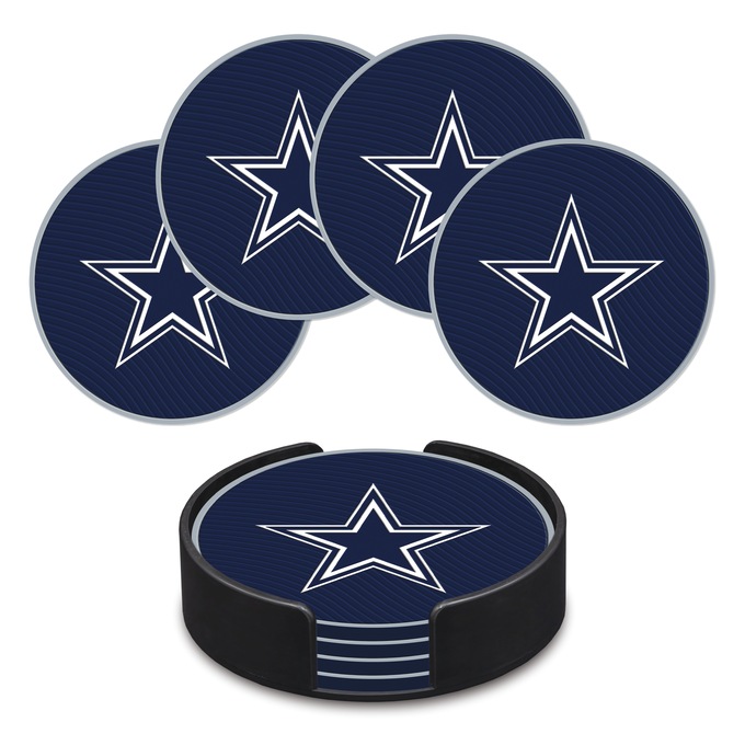 Set of 4 NFL Coasters, , large